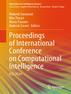 cover image of Proceedings of International Conference on Computational Intelligence